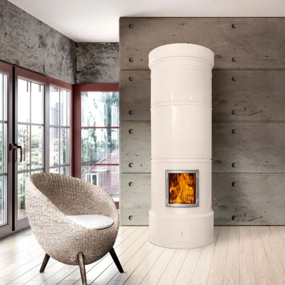 Pönttöuuni Tiileri Aino Lumi 1650-2250x750mm varaava