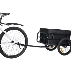 Polkupyörän tavarankuljetuskärry muovilaatikolla Trekker 50kg