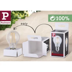 Polttimo Paulmann Standard 230V LED Reflector GU10 Flat 37mm, 3-Step-Dim, valkoinen, eri vaihtoehtoja