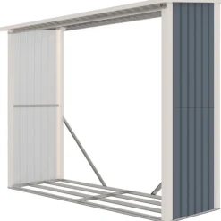 Polttopuukatos Fornorth 242x89x190cm, 2.15m²