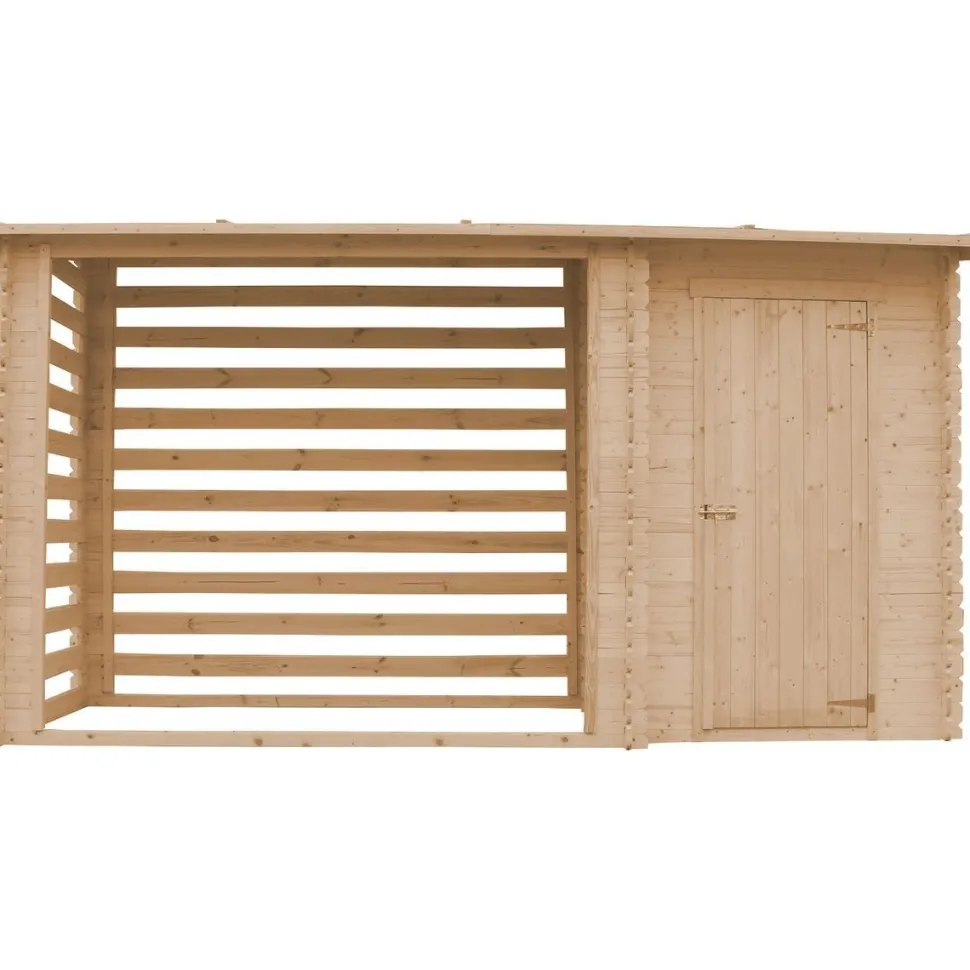 Polttopuukatos ja pihavaja Timbela M205, 3.64m²