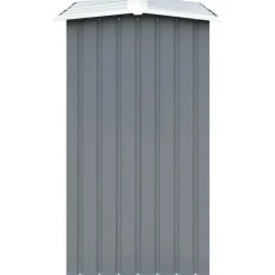 Polttopuukatos 172x91x154cm, galvanoitu teräs, harmaa