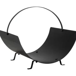 Polttopuukori/-teline House Nordic Tires, 40x35x33.5cm, musta teräs