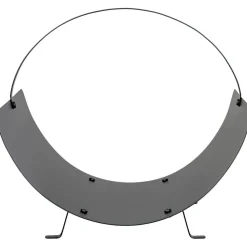 Polttopuukori/-teline House Nordic Tires, 40x35x33.5cm, musta teräs