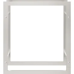 Polttopuuteline 80x28x86 cm ruostumaton teräs