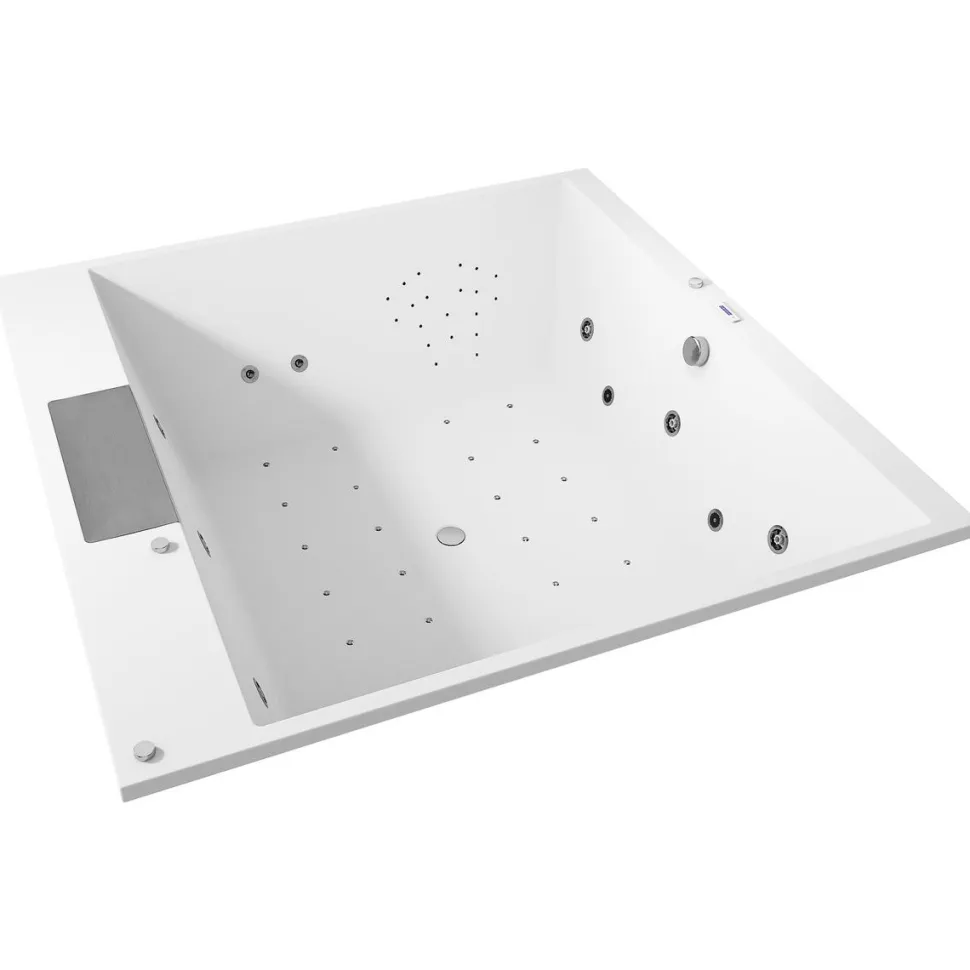 Poreamme Interia Came Falls, 1750x1750x500mm, 720l, valkoinen
