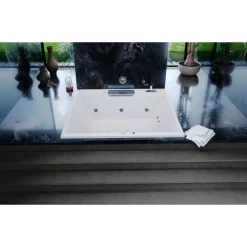 Poreamme Interia Came Falls, 1750x1750x500mm, 720l, valkoinen