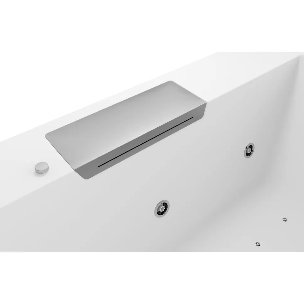 Poreamme Interia Came Falls, 1750x1750x500mm, 720l, valkoinen