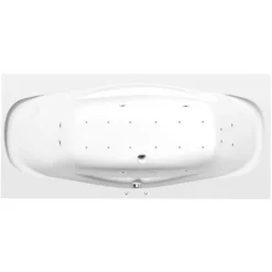 Poreamme Interia Garda Active Hydro-Air, 1900x900x440mm, 240l, valkoinen