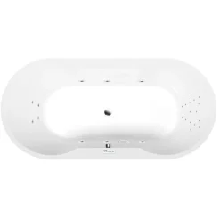 Poreamme Interia Highline Hydro, 1800x850x490mm, 305l, valkoinen