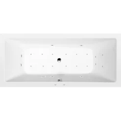 Poreamme Interia Krysta Active Hydro-Air, 1800x700x390mm, 200l, valkoinen
