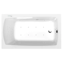 Poreamme Interia Lily Highline Hydro-Air, 1200x700x390mm, 150l, valkoinen