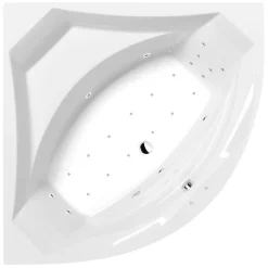 Poreamme Interia Rosana Attraction Hydro-Air, 1500x1500x490mm, 365l, valkoinen
