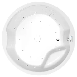 Poreamme Interia Royal Highline Hydro-Air, 1720x1720x490mm, 580l, valkoinen