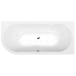 Poreamme Interia Viva Highline Hydro-Air, 1750x800x470mm, oikea, 235l, valkoinen