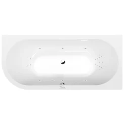 Poreamme Interia Viva Highline Hydro, 1850x800x470mm, oikea, 267l, valkoinen