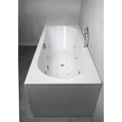 Poreamme Interia Viva Highline Hydro-Air, 1750x800x470mm, 235l, kulmikas, valkoinen