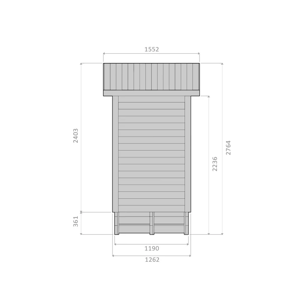 PremiumPuucee-paketti VOL1.1. 1.5m², sis. Miljöökoriste Puucee ja Biolan Kompostikäymälä Eco