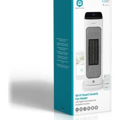 Puhallinlämmitin Nedis HTFA20WTW SmartLife Wi-Fi 2000W valkoinen
