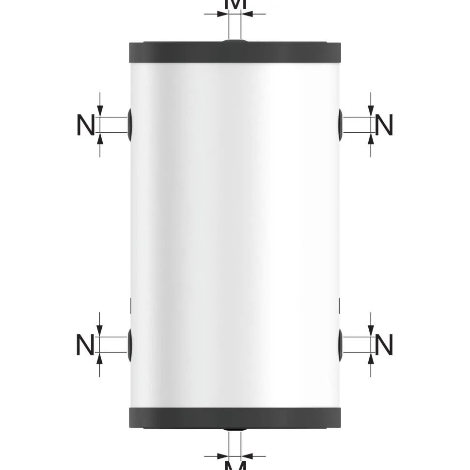 Puskurivaraaja Flamco Flextherm PS-H+ 100, teräs, 10bar