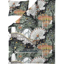 Pussilakanasetti Vallila x Linnanmäki Lintsi 150x210cm multi