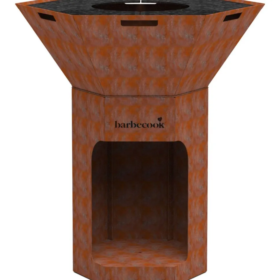 Puugrilli Barbecook Nestor, corten-teräs
