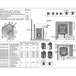 Puukiuas Harvia M3 6-13 m³