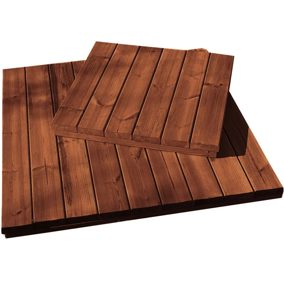 Puulaatta L1670R 700x700x16 mm ruskea