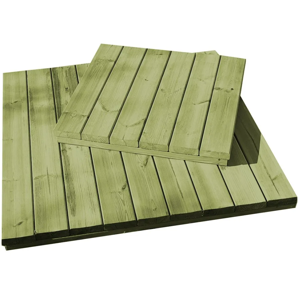 Puulaatta L1651 500x500x16 mm vihreä