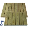 Puulaatta L1680 800x800x16 mm vihreä
