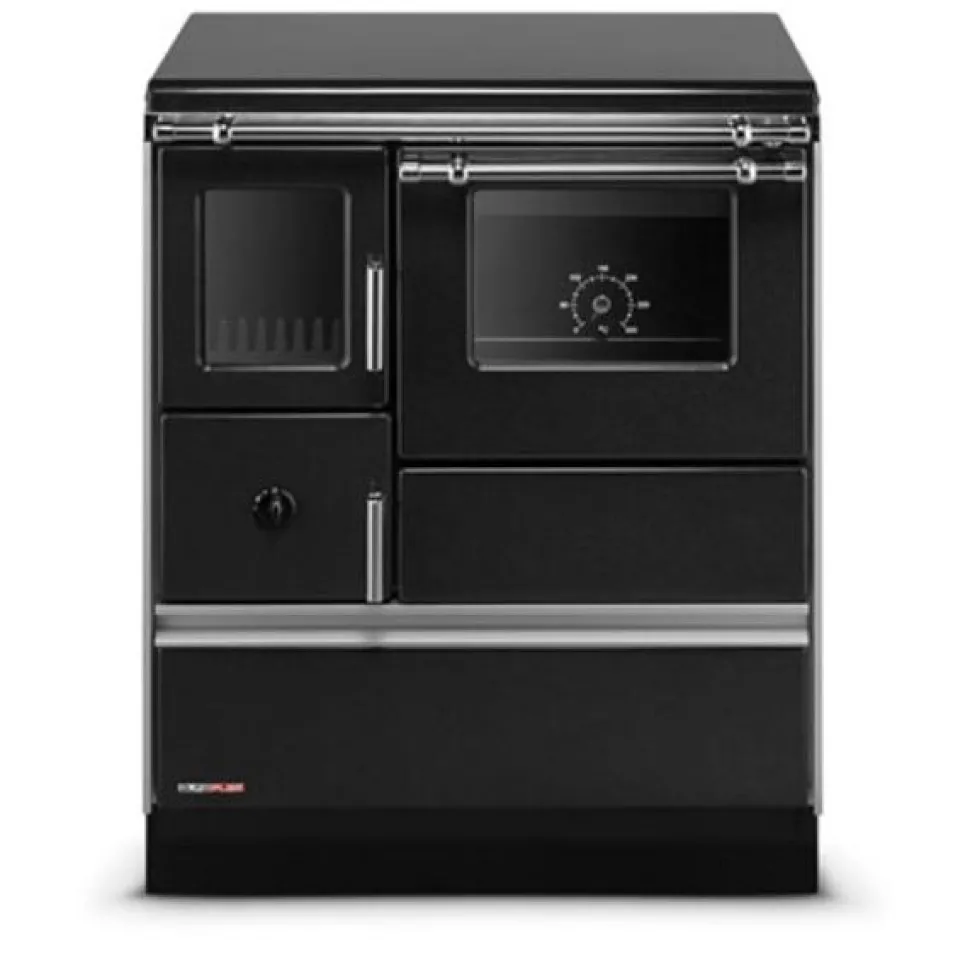 Puuliesi SVT Alfa 70 LUX lasiovella, 6,3 kW, 65 m2, hormilähtö oikealla
