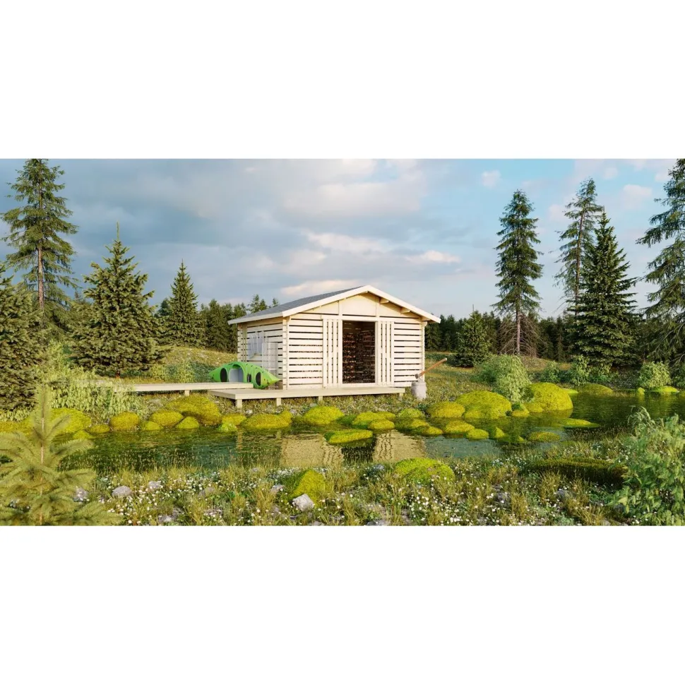 Puuliiteri Luoman Lillevilla 593 Malla, 12m²