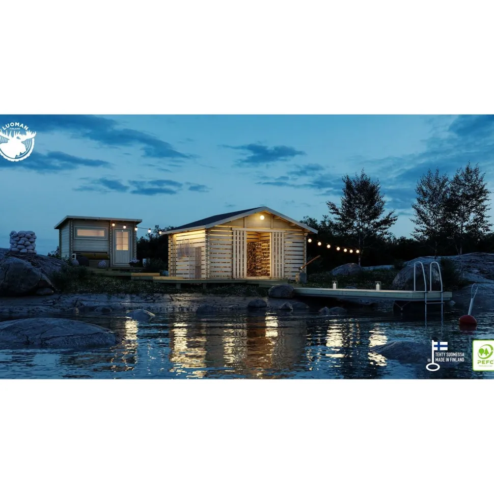 Puuliiteri Luoman Lillevilla 593 Malla, 12m²