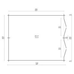 Puuliiteri Tene Daisy, 19,6m²