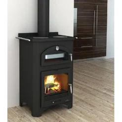 Puutakka/puuhella Bronpi Monza 14kW, musta