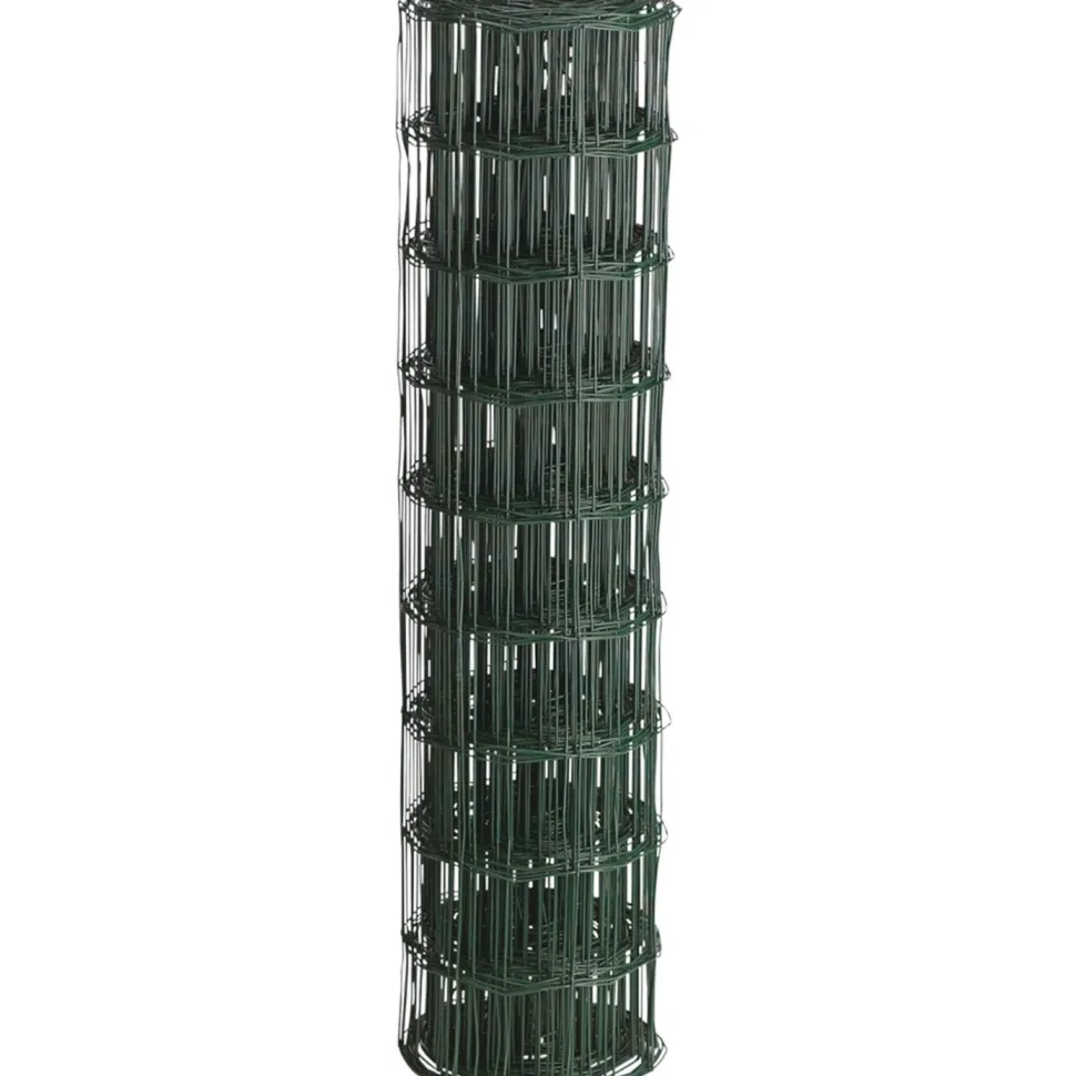 Puutarha-aita Hortus 5x10cm 1x25m 0% PVC vihreä