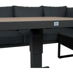 Puutarhakalustesetti Home4You PARKER 4-osainen, harmaa