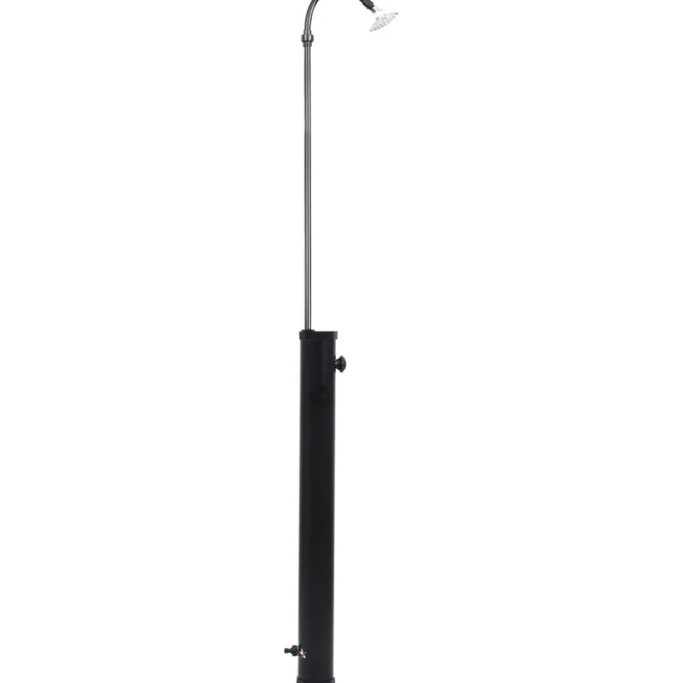 Puutarhan aurinkovoimasuihku musta 215 cm 8 l