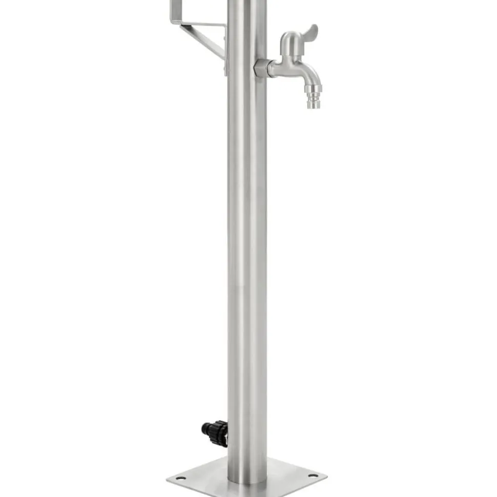 Puutarhan hanapylväs pyöreä ruostumaton teräs 65 cm