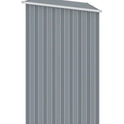 Puutarhan polttopuuvaja harmaa 245x98x159cm galvanoitu teräs