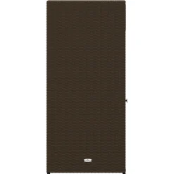 Puutarhan säilytyskaappi ruskea 55x55x111 cm polyrottinki