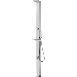 Puutarhasuihku 220cm ruostumaton teräs