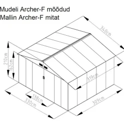 Puutarhavaja AB Polar 10,2 m²