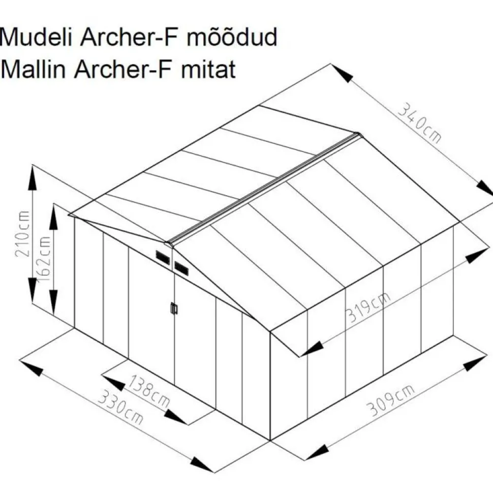 Puutarhavaja AB Polar 10,2 m²
