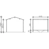 Puutarhavaja Skan Holz Alpha 4,4 m²