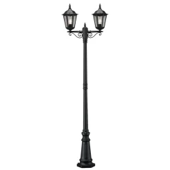 Pylväsvalaisin 7234-750 Firenze musta 2-haarainen 2200 mm