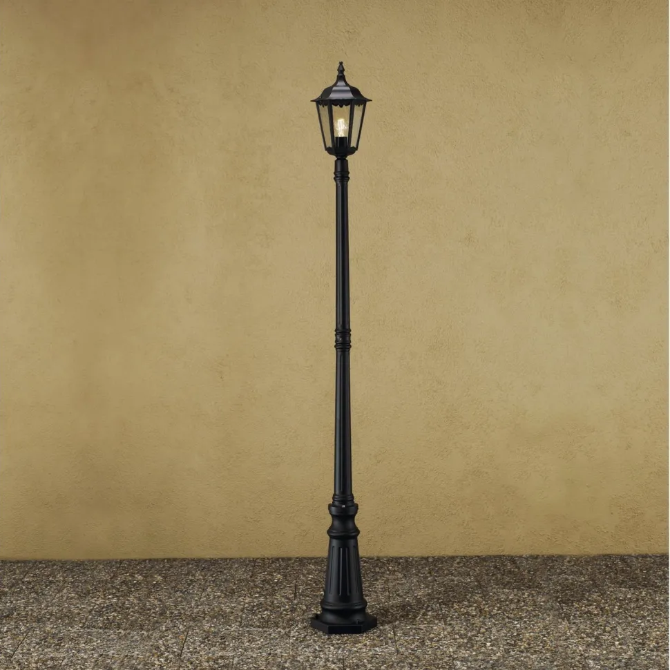 Pylväsvalaisin 7233-750 Firenze musta matta 2200 mm