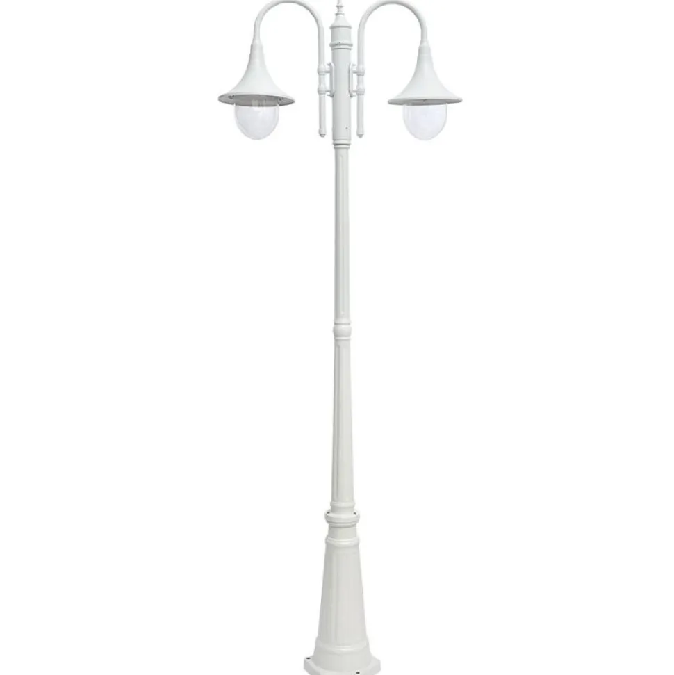 Pylväsvalaisin Kartano PKT-2U 2200 mm 2-osainen valkoinen