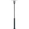 Pylväsvalaisin Konstsmide Freja iso 524-750 Ø 480x2320 mm musta
