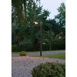 Pylväsvalaisin Konstsmide Vega 560-750 300x550x2400 mm 1-osainen musta